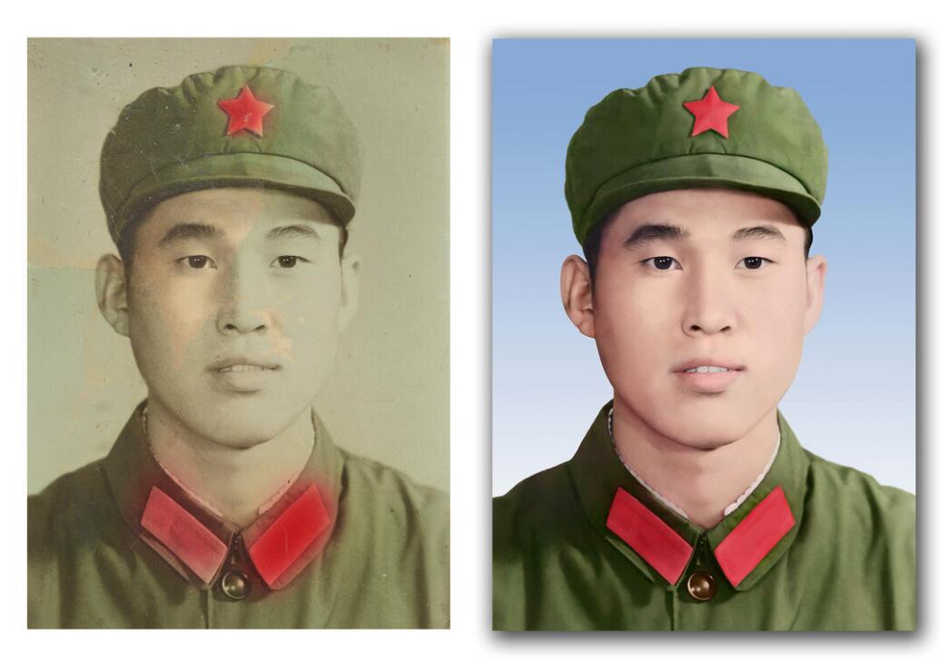 应县破损照片修复-18
